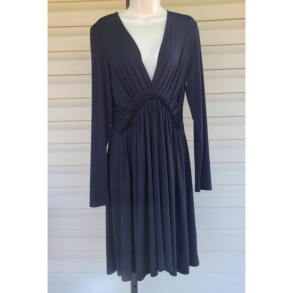 NWT Kenneth Cole New‎ York Long Sleeve Black Dress